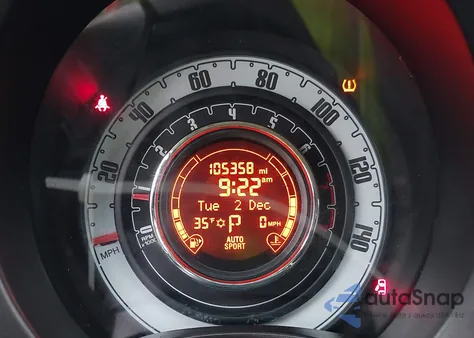 2012 Fiat 500 Pop z USA, uszkodzony, nr VIN 3C3CFFAR8CT223295